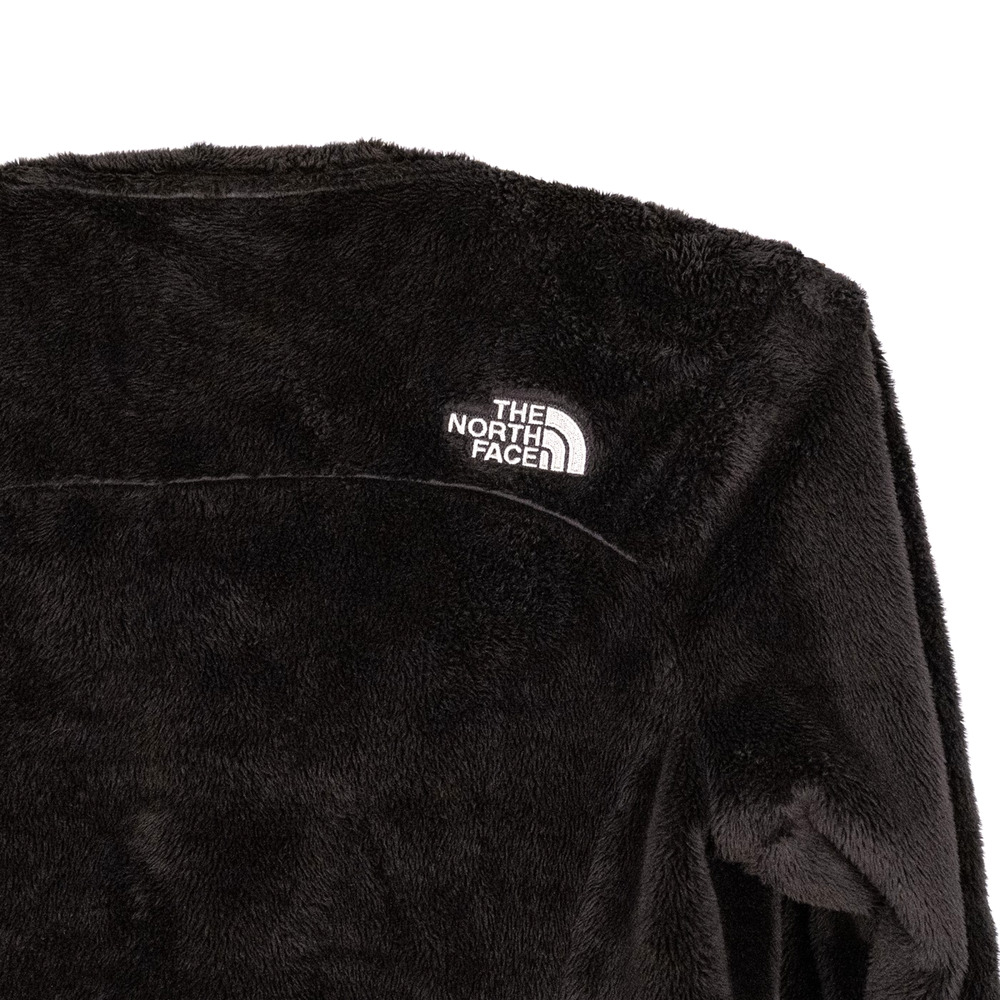 The North Face Women's Extra Soft High Pile Fleece Jacket SMALL Black Cozy Cabin - Picture 6 of 8